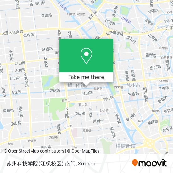 苏州科技学院(江枫校区)-南门 map