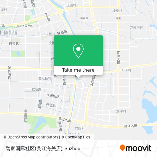 碧家国际社区(吴江海关店) map