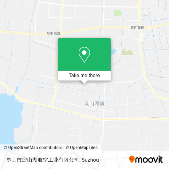昆山市淀山湖航空工业有限公司 map