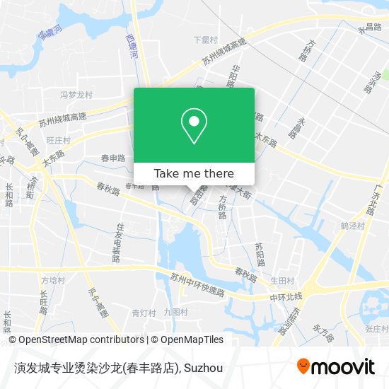 演发城专业烫染沙龙(春丰路店) map