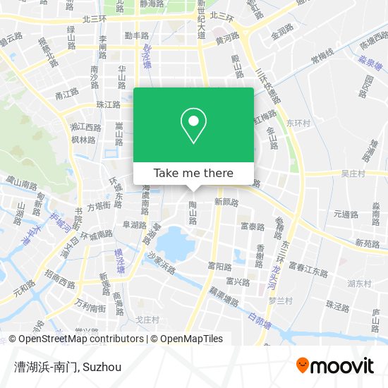 漕湖浜-南门 map