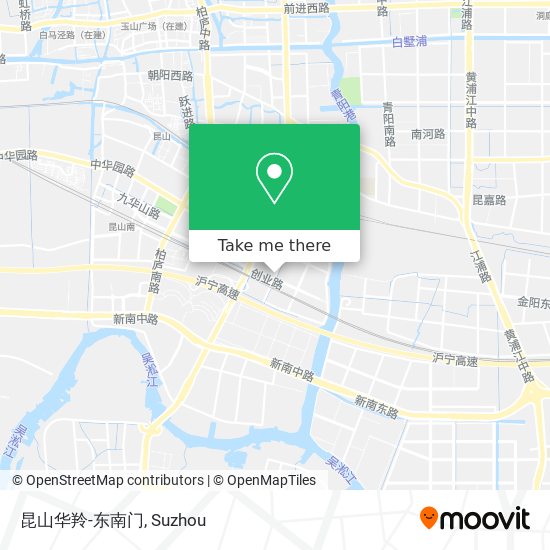 昆山华羚-东南门 map