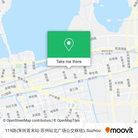 119路(朱街首末站-苏州站北广场公交枢纽) map