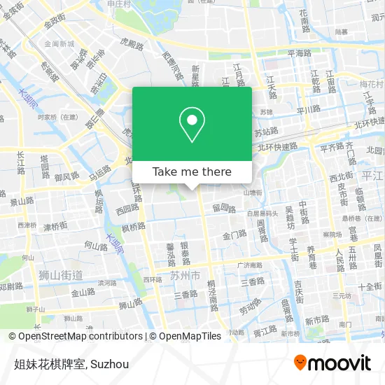 姐妹花棋牌室 map