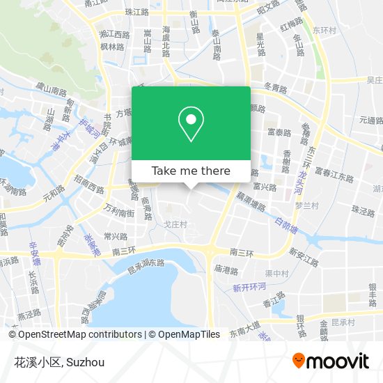花溪小区 map