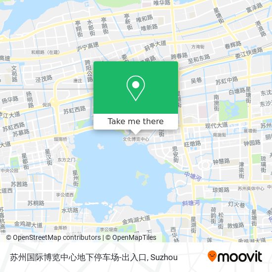 苏州国际博览中心地下停车场-出入口 map