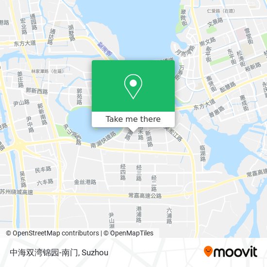 中海双湾锦园-南门 map