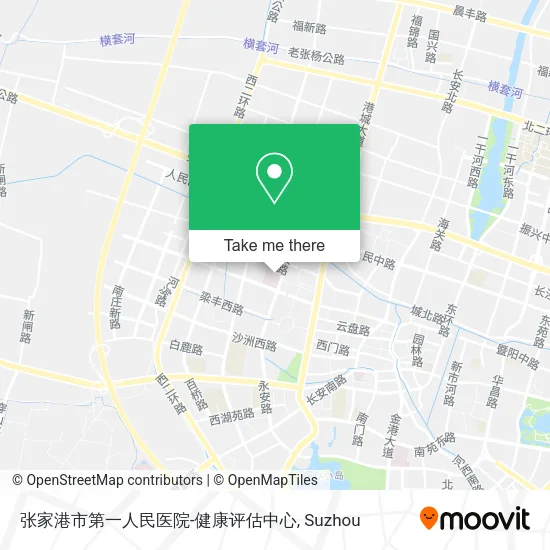 张家港市第一人民医院-健康评估中心 map