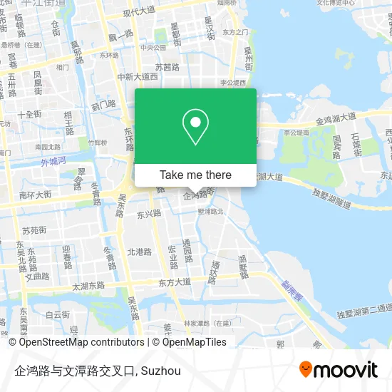 企鸿路与文潭路交叉口 map