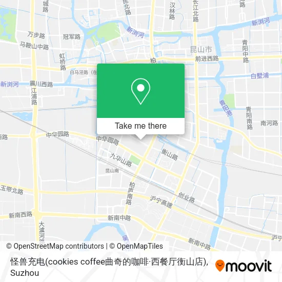 怪兽充电(cookies coffee曲奇的咖啡·西餐厅衡山店) map
