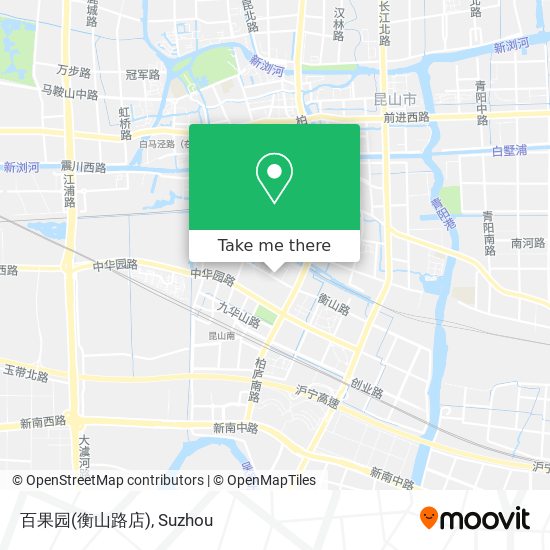 百果园(衡山路店) map
