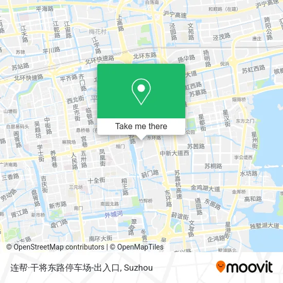 连帮·干将东路停车场-出入口 map