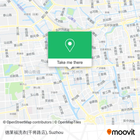 德莱福洗衣(干将路店) map
