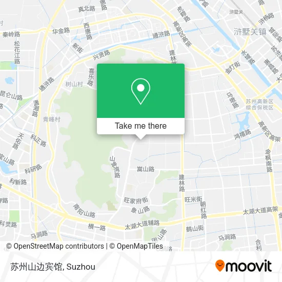 苏州山边宾馆 map