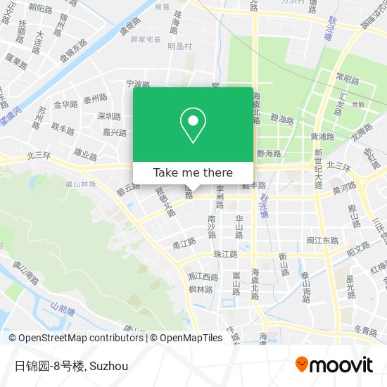 日锦园-8号楼 map