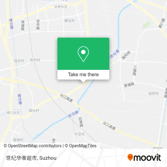 世纪华泰超市 map
