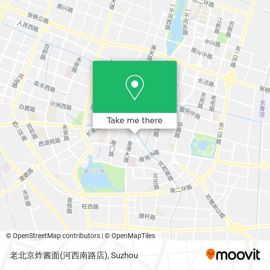 老北京炸酱面(河西南路店) map