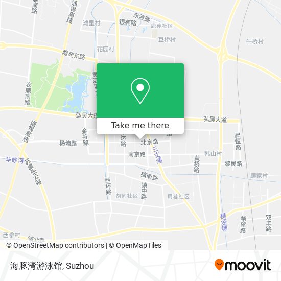 海豚湾游泳馆 map
