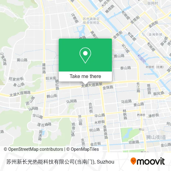苏州新长光热能科技有限公司(当南门) map
