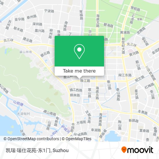 凯瑞·瑞仕花苑-东1门 map