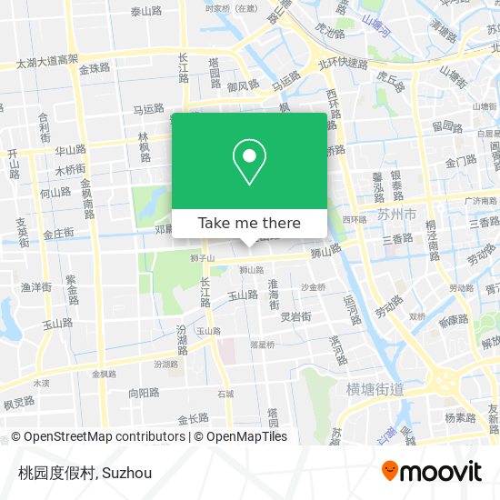 桃园度假村 map