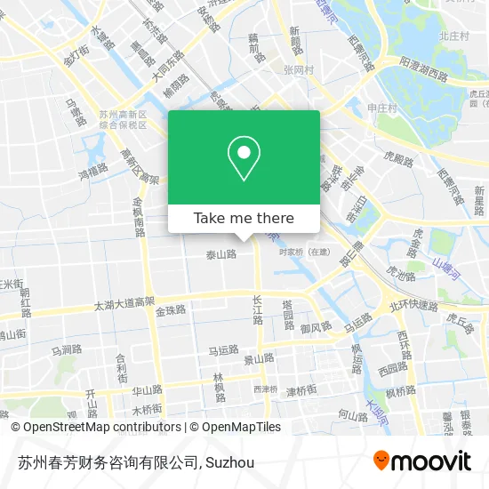 苏州春芳财务咨询有限公司 map