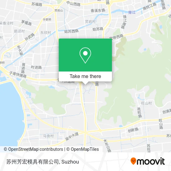 苏州芳宏模具有限公司 map