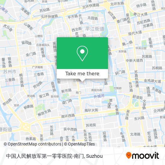 中国人民解放军第一零零医院-南门 map