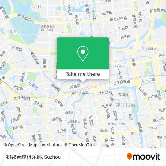 初祁台球俱乐部 map