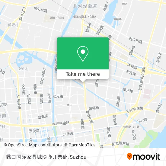 蠡口国际家具城快鹿开票处 map