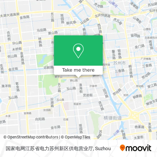 国家电网江苏省电力苏州新区供电营业厅 map