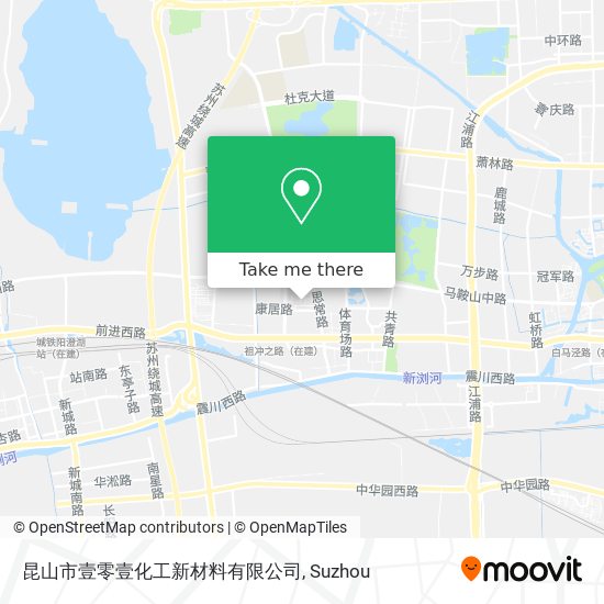昆山市壹零壹化工新材料有限公司 map