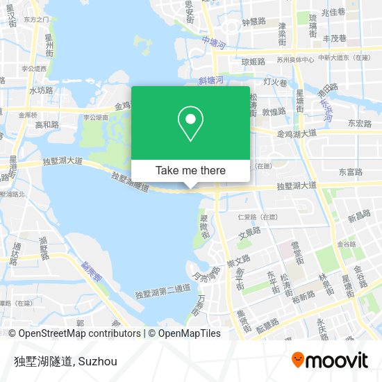 独墅湖隧道 map