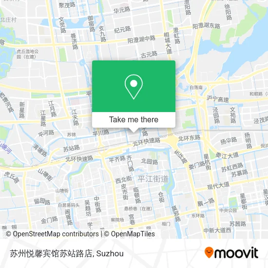 苏州悦馨宾馆苏站路店 map