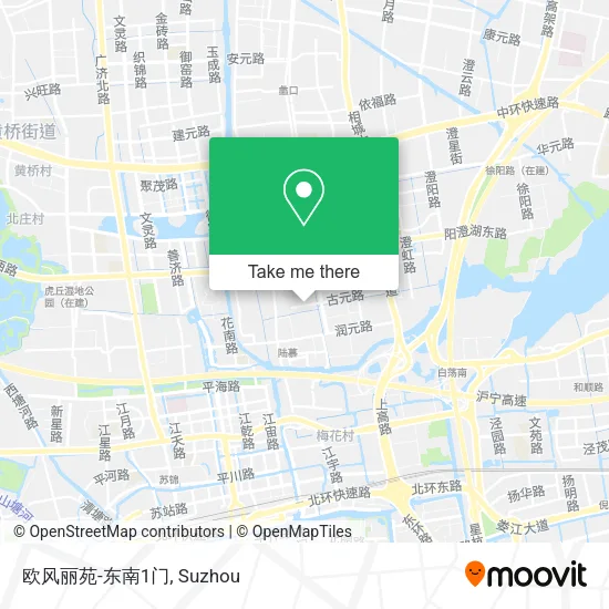 欧风丽苑-东南1门 map