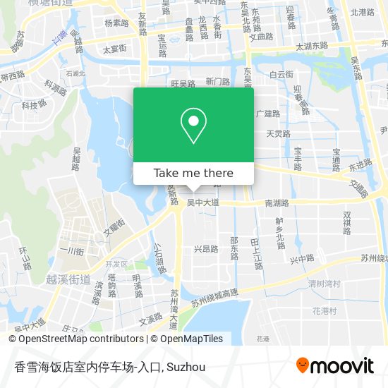 香雪海饭店室内停车场-入口 map
