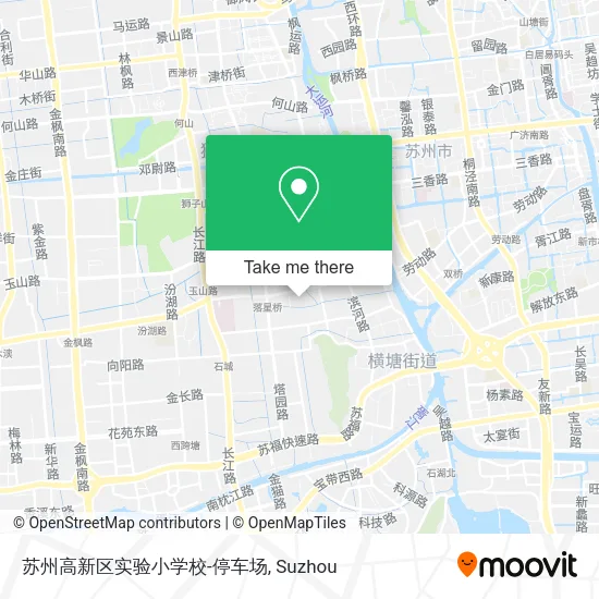 苏州高新区实验小学校-停车场 map