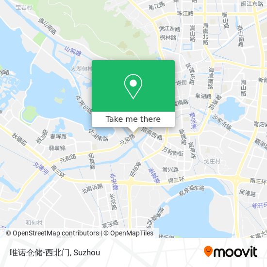 唯诺仓储-西北门 map