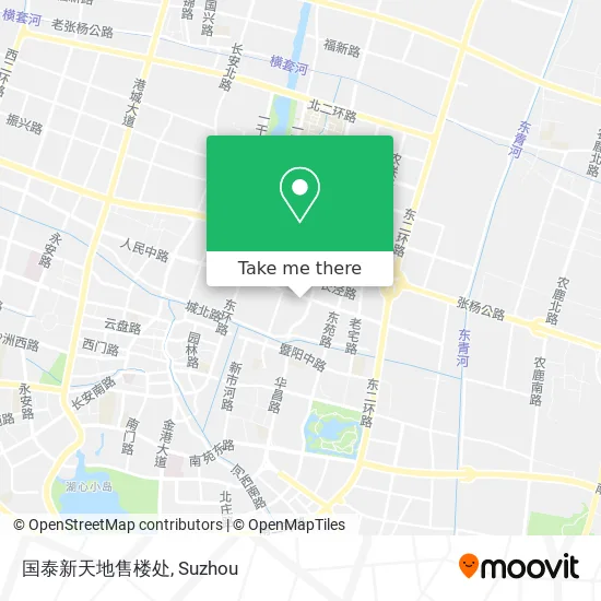 国泰新天地售楼处 map