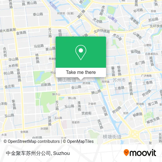 中金聚车苏州分公司 map