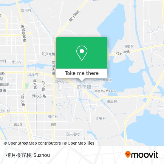 樽月楼客栈 map