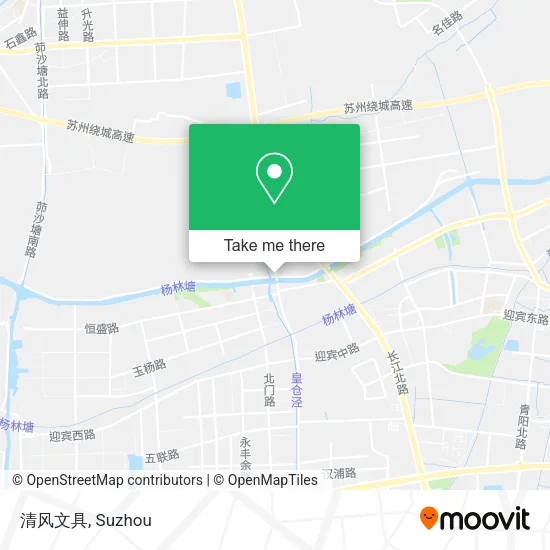 清风文具 map
