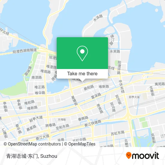 青湖语城-东门 map