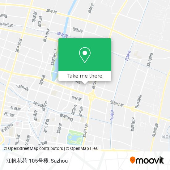 江帆花苑-105号楼 map