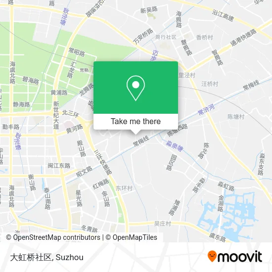 大虹桥社区 map
