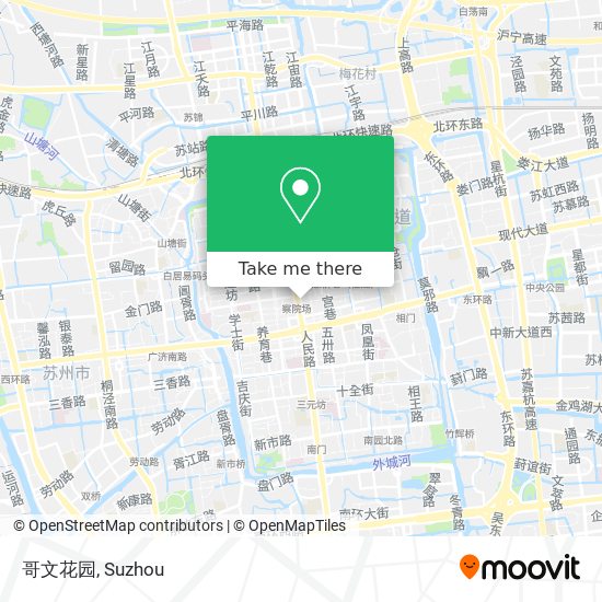 哥文花园 map