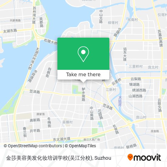 金莎美容美发化妆培训学校(吴江分校) map