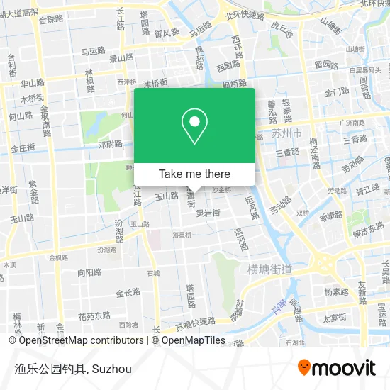 渔乐公园钓具 map