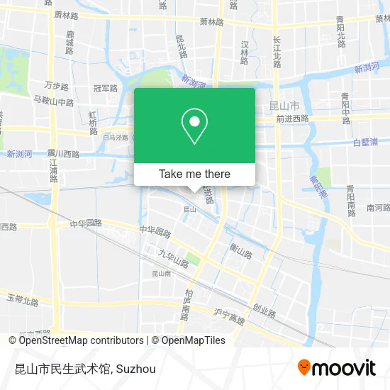 昆山市民生武术馆 map