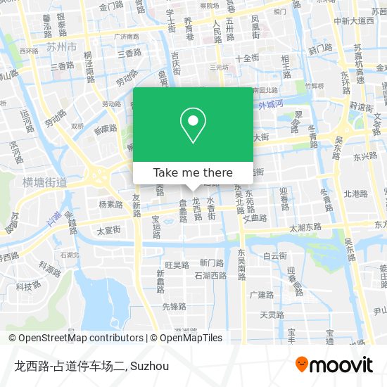 龙西路-占道停车场二 map